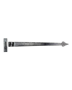 Black 35" Hook & Band Hinge - Cranked (pair)