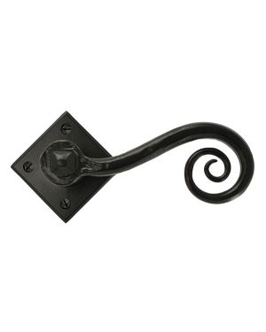 Black Monkeytail Lever on Rose Set (Diamond)