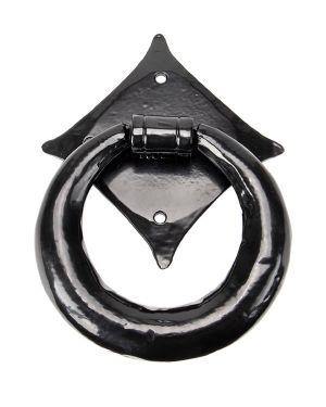 Black Ring Door Knocker