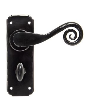 Black Monkeytail Lever Bathroom Set