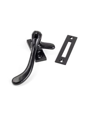 Black Handmade Peardrop Fastener