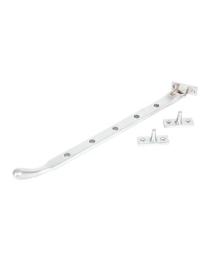Satin Chrome 12" Peardrop Stay