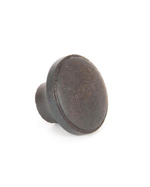 Beeswax Ribbed Cabinet Knob