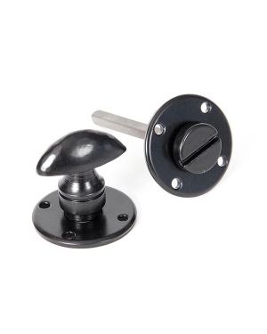 Black Round Bathroom Thumbturn