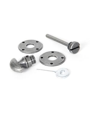 Pewter Round Bathroom Thumbturn