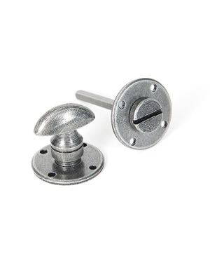 Pewter Round Bathroom Thumbturn