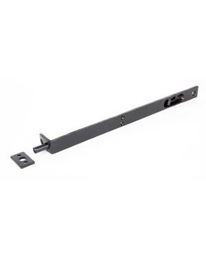 Black 12" Flush/Slide Door Bolt