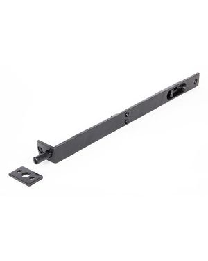 Black 12" Flush/Slide Door Bolt