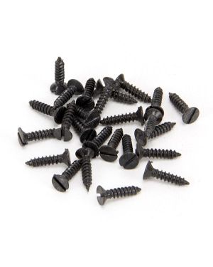 Black 4 x 1/2" Countersunk Screws (25)