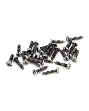 Pewter 4 x 1/2" Round Head Screws (25)