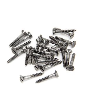 Pewter 6 x 1" Countersunk Screws (25)
