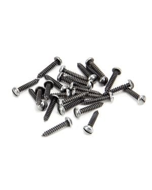 Pewter 6 x 3/4" Round Head Screws (25)
