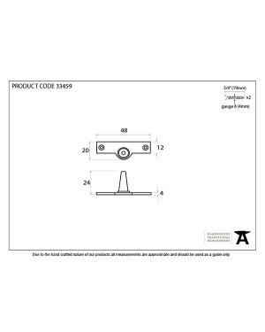Black Offset Stay Pin