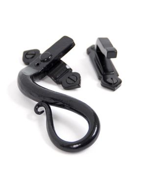 Black Locking Shepherd's Crook Fastener - LH