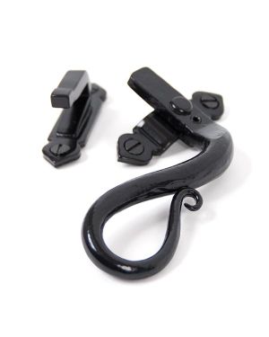 Black Locking Shepherd's Crook Fastener - RH