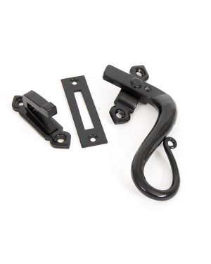 Black Locking Shepherd's Crook Fastener - RH