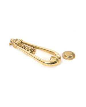 Polished Brass Loop Door Knocker