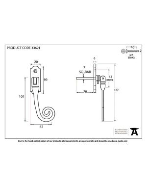 Pewter Monkeytail Espag - RH