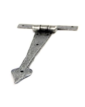 Pewter 6" Arrow Head T Hinge (pair)