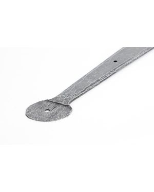Pewter 22" Penny End T Hinge (pair)