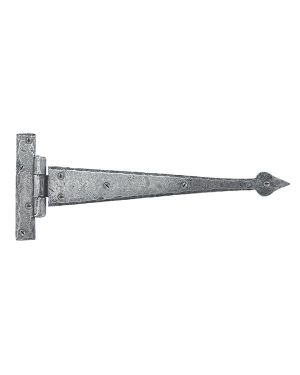 Pewter 12" Arrow Head T Hinge (pair)