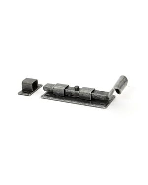Pewter 4" Straight Door Bolt