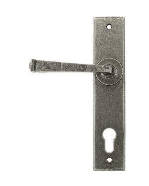 Pewter Avon Lever Espag. Lock Set