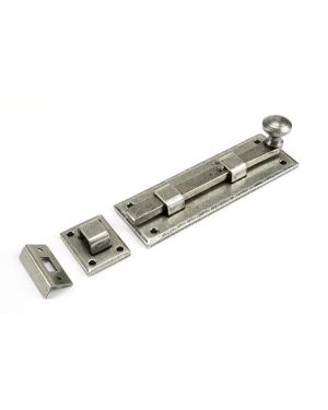 Pewter 6" Straight Knob Bolt