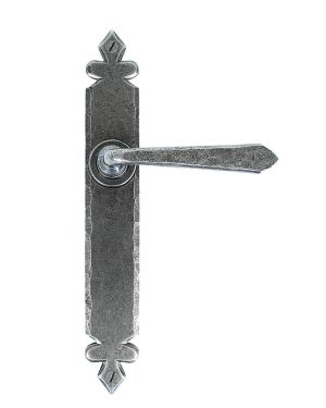 Pewter Cromwell Lever Latch Set