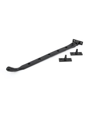 Black 12" Cast Peardrop Stay