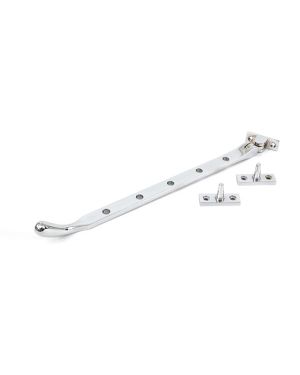 Polished Chrome 12" Peardrop Stay