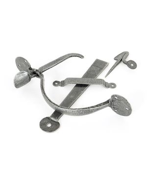 Pewter Heavy Bean Thumblatch
