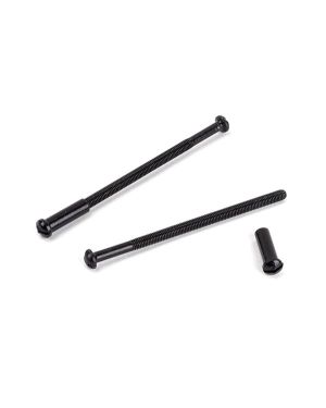 Black 5mm Male & Female Screws (2)
