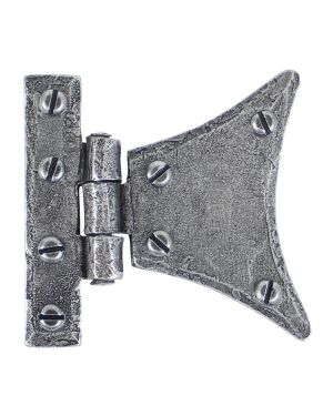 Pewter 2" Half Butterfly Hinge (pair)