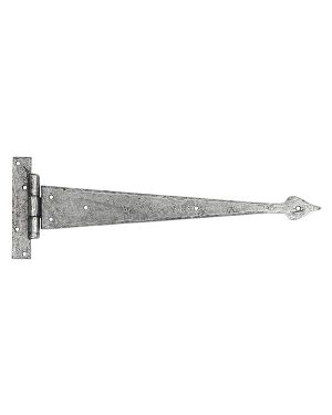 Pewter 15" Arrow Head T Hinge (pair)