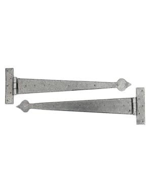 Pewter 22" Arrow Head T Hinge (pair)