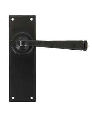 Black Avon Lever Latch Set
