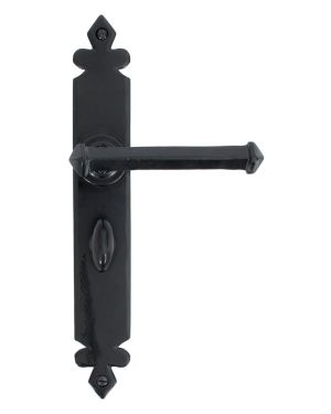 Black Tudor Lever Bathroom Set