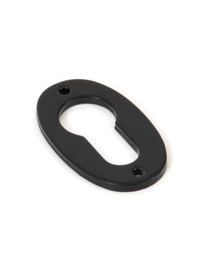 Black Oval Euro Escutcheon