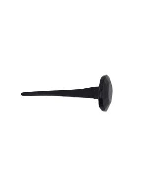 Black 2" Handmade Nail