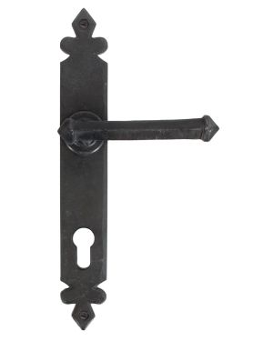 Beeswax Tudor Lever Espag. Lock Set