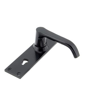 Black Deluxe Lever Lock Set