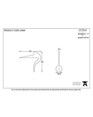 Black Frame Keep Pin