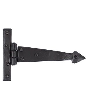 Black 6" Arrow Head T Hinge (pair)
