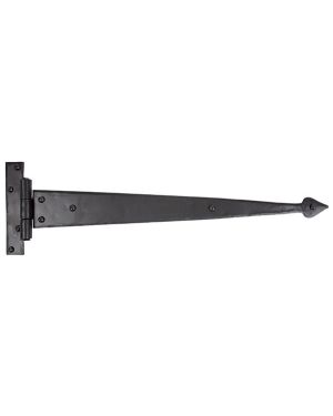 Black 18" Arrow Head T Hinge (pair)