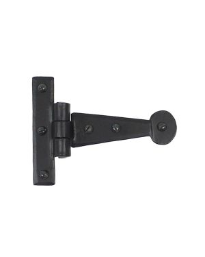 Black 4" Penny End T Hinge (pair)