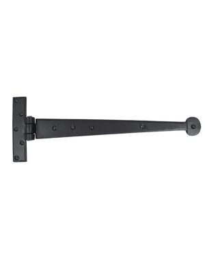 Black 15" Penny End T Hinge (pair)