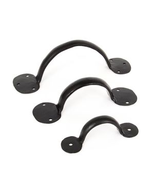 Black 8" Bean D Handle