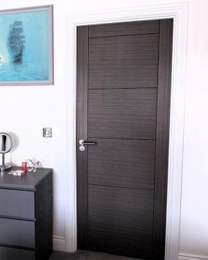 Boston Grey Fire Door (FD30)