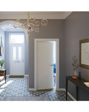 Oversized Classic 4-Panel Fire Door (FD30 - Custom-Made)